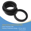 sourcing map Pack of 8 Nitrile Rubber Flat Washer 2