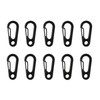 Swatom Mini Alloy Carabiner Clip Tiny Spring Snap Hook Carabiners