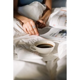 Yiyang Rings for Women Men Inspirational Encouragement Gifts for Her Mom Wrap Silver Christmas Jewelry (I am enough)