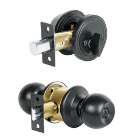 Truper CMB-61P Combo cerraduras, llave-mariposa, Negro