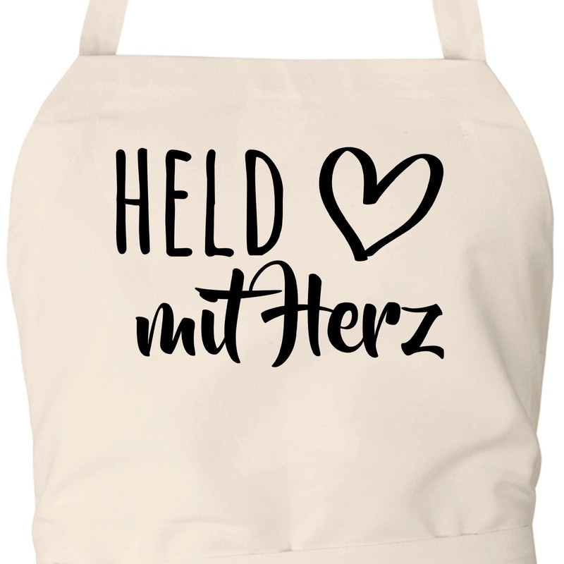 Huuraa Apron Hero with Heart Gift Cotton Hero Gift Idea,