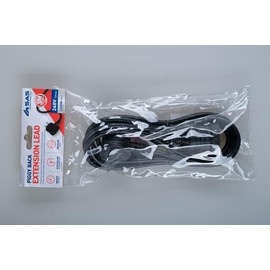 SAS Electrical 240V 10Amp Piggy Back Extension Lead, Black, 3 Meter Length