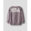 NAME IT Nmfarina Stitch Sweat Bru Wdi, Toadstool, 92