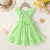 YOUNGER TREE Toddler Dress Baby Girls Cotton Ruffle Sleeveless Summer