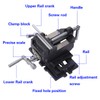 3" Cross Slide Drill Press Vise, Compound Bench Table Bench