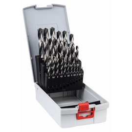 Bosch Bosch Professional 25-Piece PointTeQ HSS Twist Drill Bit Set (for Metal, ProBox, Drill Driver Accessories)