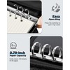 Zannaki A5 Zipper Binder, 6 Ring Personal Planner Journal Budget