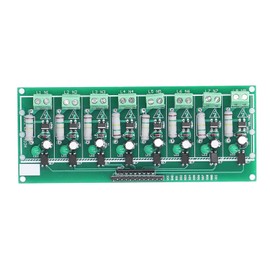 Optocoupler Insulation Board PCB Material 3-5V 8 Channel PLC Voltage Detection Module Voltage Level Converter Module 220V AC for DIY