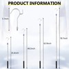 Clothes Hook Pole, Clothes Hanger Reaching Hook - Extendable 35"
