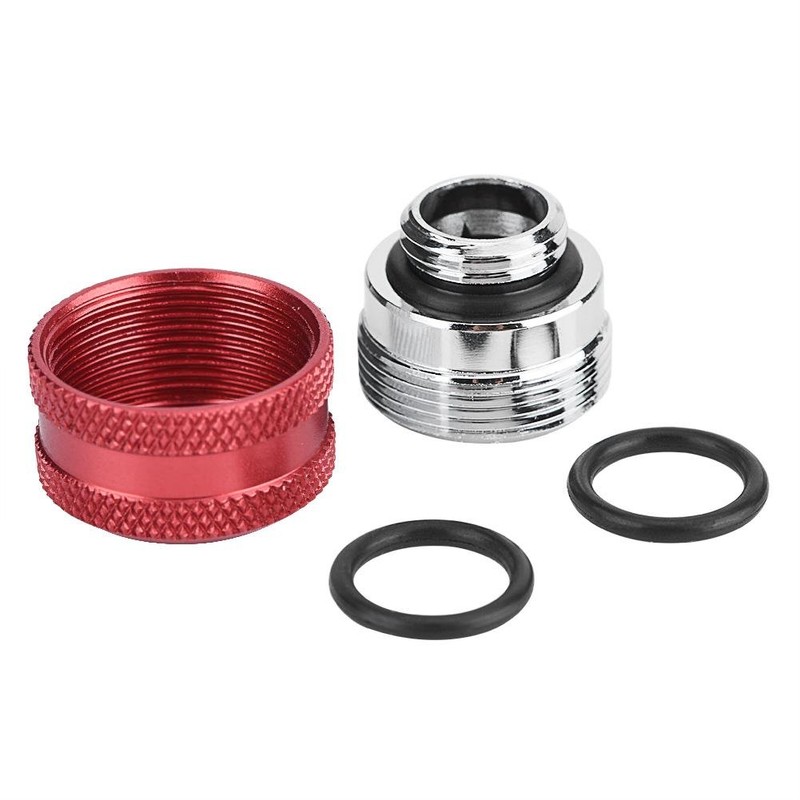 Richer-R 4pcs/6pcs Water Cooling Compression Connector for Rigid Acrylic Pipe,