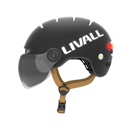 LIVAL L23_Smarter City Helmet with Visor in Black_M_54-58 cm