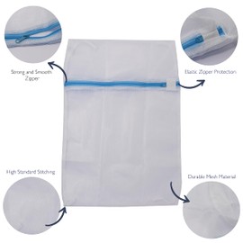 Korbond Washing Bag-113500, Polyester, White, Single Pack