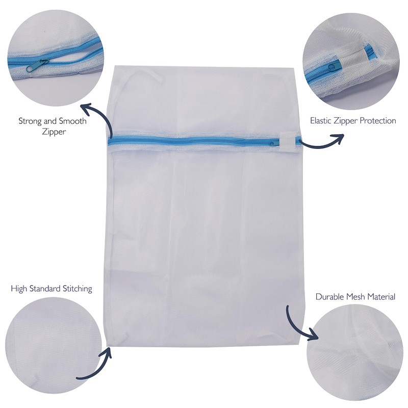 Korbond Washing Bag-113500, Polyester, White, Single Pack