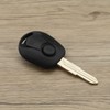 EMSea 2 Pieces Car Remote Key Shell 1 Button Compatible