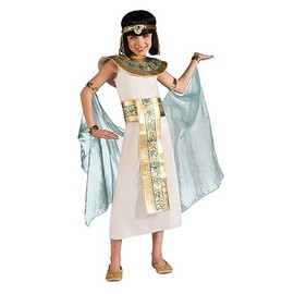 Disfraz Cleopatra, azul, pequeño