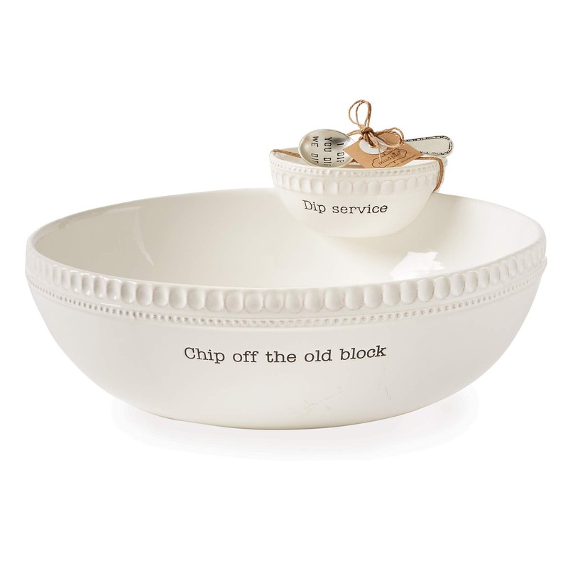 Mud Pie Chip Off the Old Block Stacked Chip and