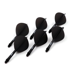 CUESOUL Rust Integrated Dart Shafts and Flights Pack of 6