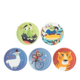 Ergobag Velcro Set of 5 Suitable for Pack/Cubo/Cubo Light/Ease/Mini Kletties Multicolour