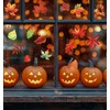 56 Pcs Fall Window Clings, Fall Window Decals for Autumn