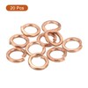 sourcing map 20 Pcs Spring Lock Washer, M8 Split Lock