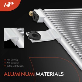 A-Premium Air Conditioning A/C Condenser Compatible with International LT RH Series Trucks 2018