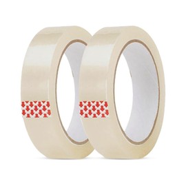 Sellotape 2 Rolls Clear Packing Tape Strong Parcel Tape 24mm X 40m Transparent Cellotape Packaging Tape for Parcels, Gifts, School, Office Sticky Sealing, Crafts, Dispensers