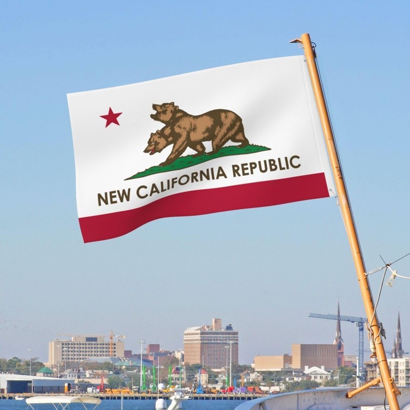New California Republic Flag 3x5 Ft NCR Flags Double Sided