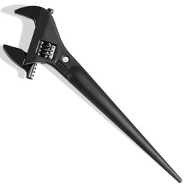 3227 Extra Wide Adjustable Wrench, Spud Wrench with Tether Hole for Up to 1-7/16-Inch Nuts and Bolts, 10 Inch