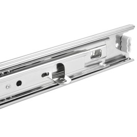 KV4-45-H45-L300-NF Full Extension Slides with Support Angle (Length 300 mm Inserted Load 45 kg) Drawer Runners for Wooden Drawers 1 Pair Sotech