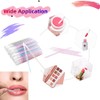 500Pcs Glitter Crystal Lip Brush,Crystal Lip Brushes Tool Kits Lip