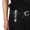 1PC Stainless Steel Switchblade Spring Pocket Oil Hair Comb Foldable