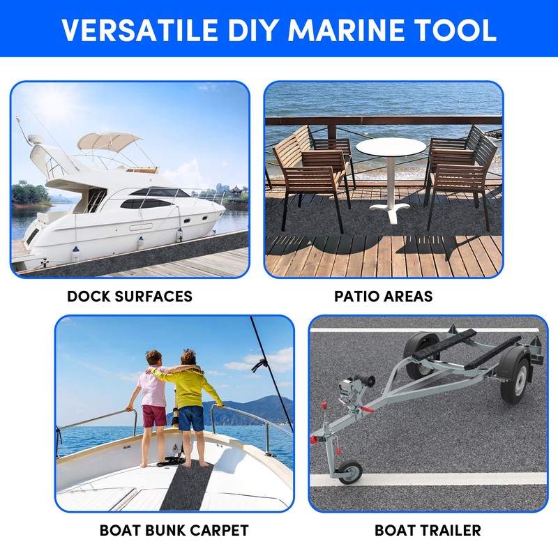 Boat Bunk Carpet 12in Wide x 13ft Long, Boat Trailer