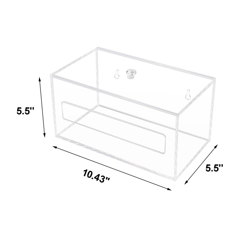 Trash Bag Organizer Dispenser, Acrylic Garbage Bag Holder Dispenser, Trash