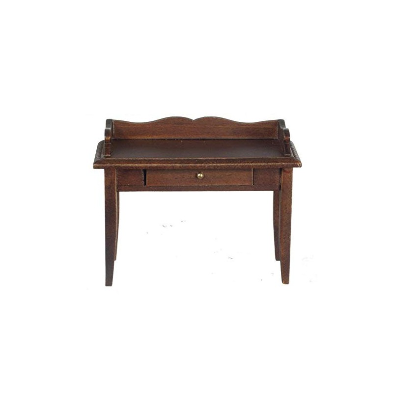 Classics by Handley Dollhouse Miniature Desk, Walnut