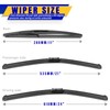 Rooppa 3 wipers Replacement for 2007-2011 GMC Acadia/2007-2010 Saturn Outlook,