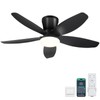 Surtime Ceiling Fans with Lights-36 Low Profile Ceiling Fan with