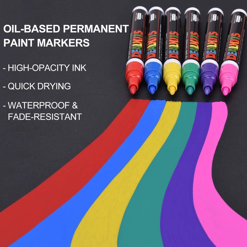 Dealkits Colours Acrylic Pens and Marker Pens