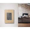 Legrand Adorne 15A Plus-Size Tamper-Resistant Outlet with Matching Wall Plate,