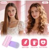 Lurrose 2 Rulos Para Cabello De Flequillo Rodillos Jumbo Sin