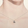 Sterling Silver Small Rabbit Charm Necklace, 18"