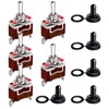 Momentary Toggle Switch, MecRecare Waterproof 3 Way Toggle Switch (ON)-Off-(ON)