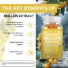 Lukaree 10:1 Mullein Leaf Extract Gummies for Lung Cleanse, Extra