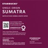 Starbucks Coffee K-Cup Pods, Single-Origin Sumatra Coffee, Dark Roast 100%