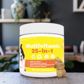 Multivitamin for Dogs Cats Hair Skin Allergy Relief Joint Care Vitamin Immunity Treats Health Care SupplementsHealth Care Type: Multivitamin