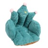 Office Chair Cushion Semi Enclosed Crown Shape Polyester Fiber Seat