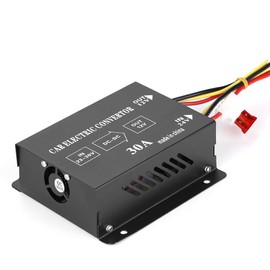 Car Power Converter, Car Truck DC 24V to 12V Power Converter Electric Inverter Voltage Regulator Step-Down Transformer (24V to 12V/30A/360W)