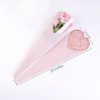 JOSON 24Pcs/6 color flower packaging bag single rose flower bag
