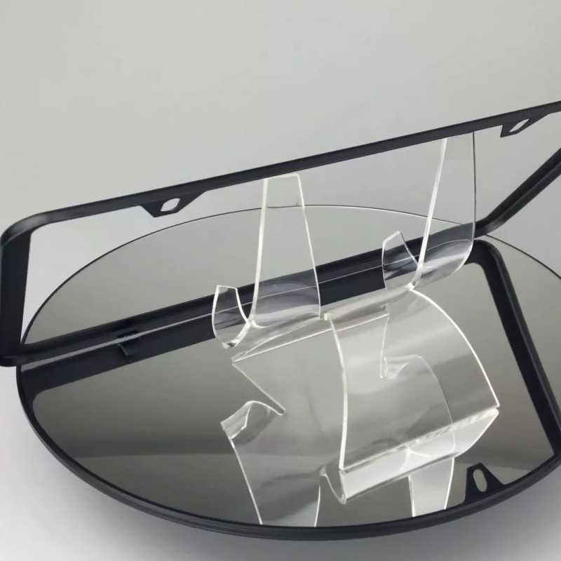 MotorVehicleParts Powder Coated Matte Black Stainless Steel License Plate Frame