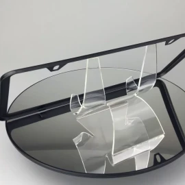 MotorVehicleParts Powder Coated Matte Black Stainless Steel License Plate Frame Holder Slim 2 Hole