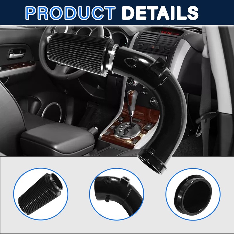 PUZZLEDEER Cold Air Intake Kit fit for 2007.5-2012 for Dodge